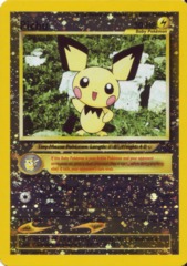 Pichu 35 Reverse Holo Black Star Promo - 2001 Pokemon League